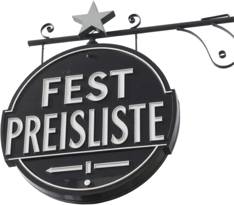 Festpreisliste Festpreisliste